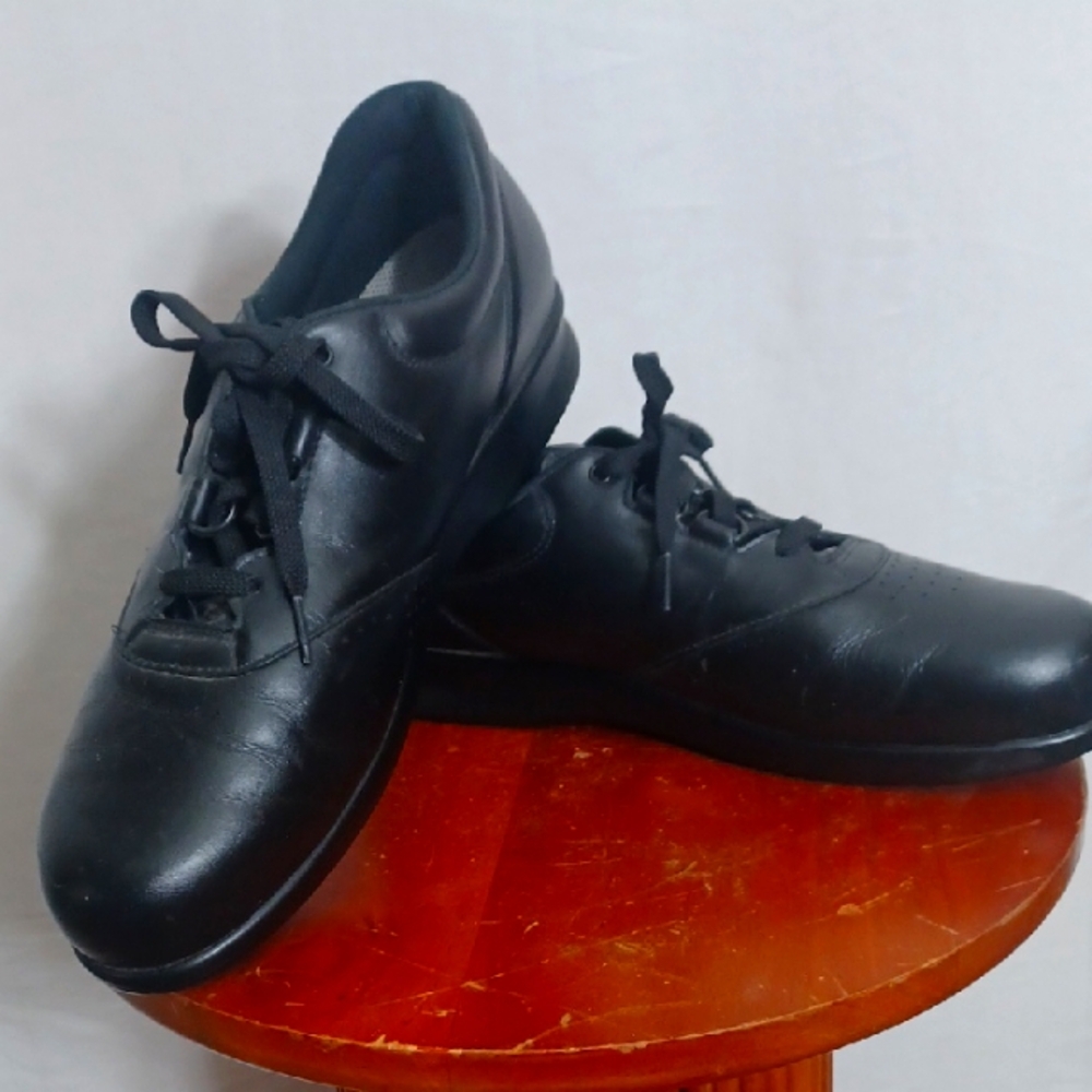 SAS Black Leather Comfort Shoes 11 N